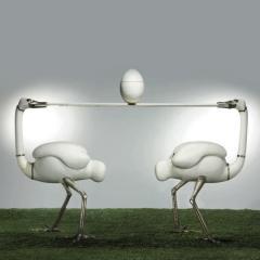 François-Xavier Lalanne (1927-2008)  et la manufacture nationale de sèvres bar ‘Les Autruches’, 1966